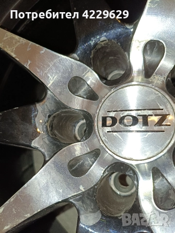 Алуминиеви джанти DOTZ 5x114.3 - 18 цола, снимка 7 - Гуми и джанти - 52775145