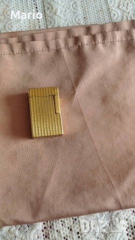 Запалка S.T Dypont позлатена, снимка 3 - Запалки - 43185482