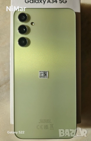 Samsung Galaxy A34 5G 128GB 6GB RAM Dual, снимка 3 - Samsung - 52772713
