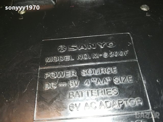 sanyo m-s200f stereo-made in japan-внос switzerland, снимка 17 - Радиокасетофони, транзистори - 28683558