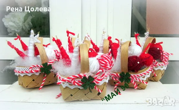 Мартеница в кошничка, снимка 4 - Други - 48652236