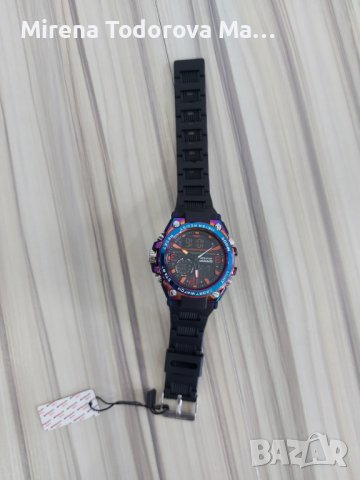 Мъжки часовник с двоен цифров дисплей, син Sanda 739, снимка 3 - Мъжки - 36809790