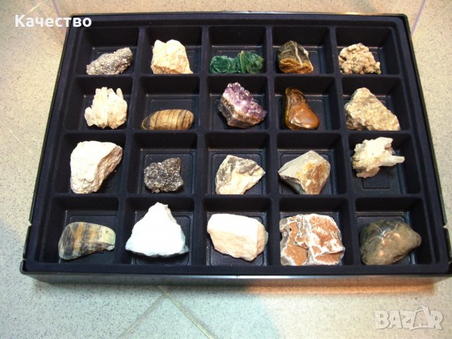 Колекция от минерали, снимка 6 - Колекции - 35531125