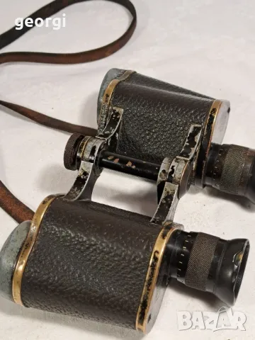 стар немски военен бинокъл Carl Zeiss Jena Marineglas 6x    1/3, снимка 2 - Антикварни и старинни предмети - 47972009