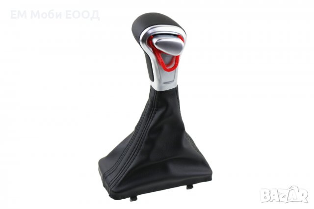 Топка кожена за Скоростен Лост с Маншон за Audi A3 A4 A5 A6 Q5 Q7 Автоматик, снимка 5 - Аксесоари и консумативи - 39265836