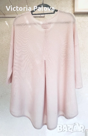 Красива блуза-туника THE LOVELY BRAND 100% кашмир, снимка 7 - Блузи с дълъг ръкав и пуловери - 52323899