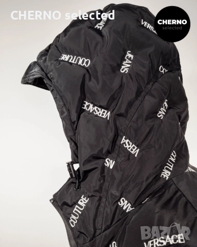 Пухено яке VERSACE JEANS COUTURE Logo-Print Puffer – Размер L – по договаряне, снимка 12 - Якета - 52869106