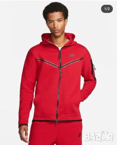 Nike Tech Червен Мъжки Екип Найк Тек