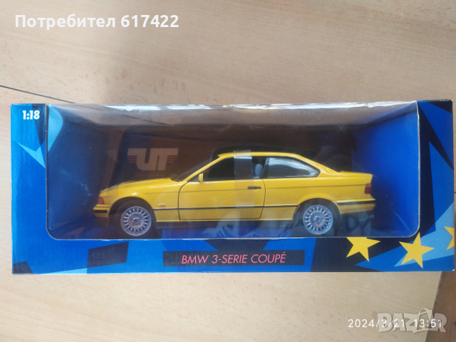 1:18 BMW Е36  coupé UT Models, снимка 3 - Колекции - 44878836