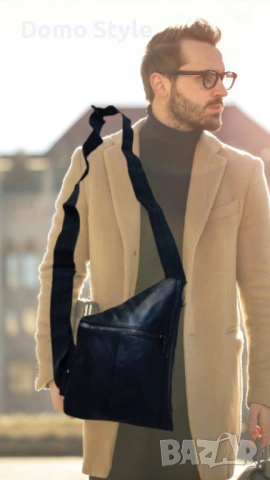 Мъжка чанта през рамо, снимка 5 - Чанти - 53295864
