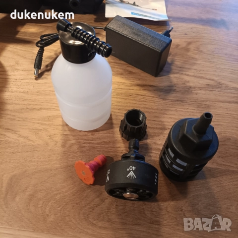 Безжична акумулаторна водоструйка 90 bar с 6-в-1 дюза, 5 м маркуч, снимка 8 - Други инструменти - 52746142