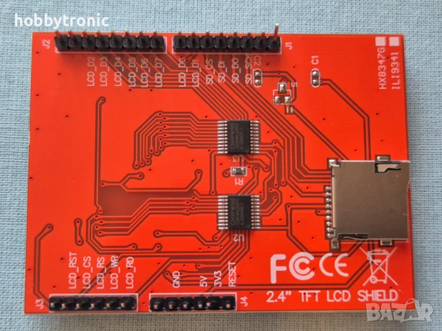 2.4" TFT touchscreen shield Arduino , снимка 2 - Друга електроника - 39083229