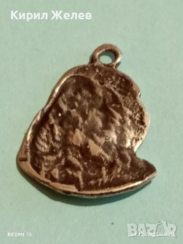 Сребърен медальон Дева Мария на скърбите майсторска ръчна изработка 30015, снимка 6 - Колиета, медальони, синджири - 52889652