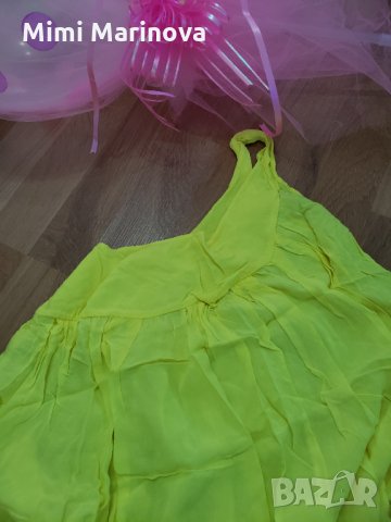 Плажна рокля  наситено жълта, снимка 6 - Рокли - 25878055