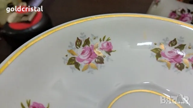 Стар руски порцелан чаши за чай , снимка 7 - Антикварни и старинни предмети - 47739424