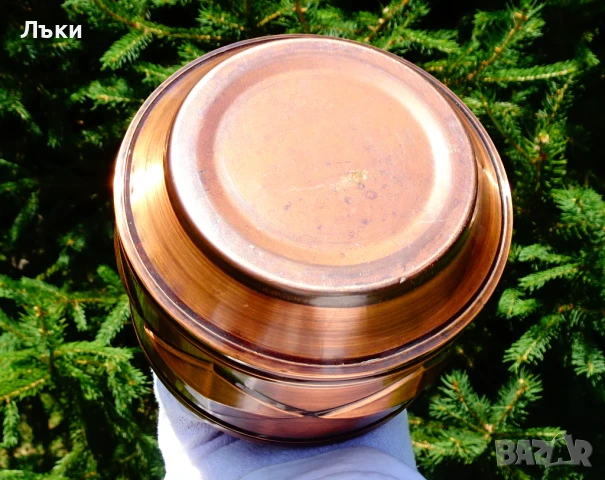 Медна кана за вино 2 л.,чиста мед,релеф. , снимка 8 - Антикварни и старинни предмети - 50774173