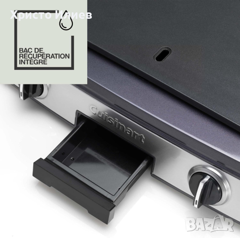 Скара Грил плоча Планча Барбекю Cuisinart Plancha Elite Grill PL60BE 2200 W, снимка 8 - Скари - 44892362