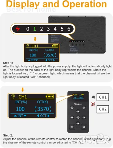  Професионално осветление  с дистанционно управление 	PICTRON, снимка 2 - Светкавици, студийно осветление - 50141391