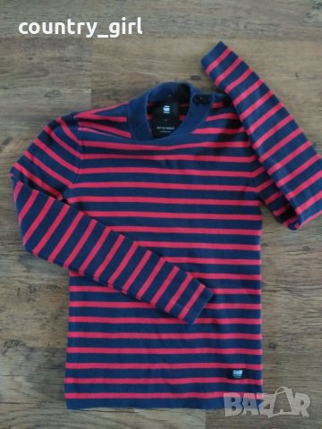 g-star exly stripe r knit wmn - страхотна дамска блуза, снимка 5 - Блузи с дълъг ръкав и пуловери - 26771639
