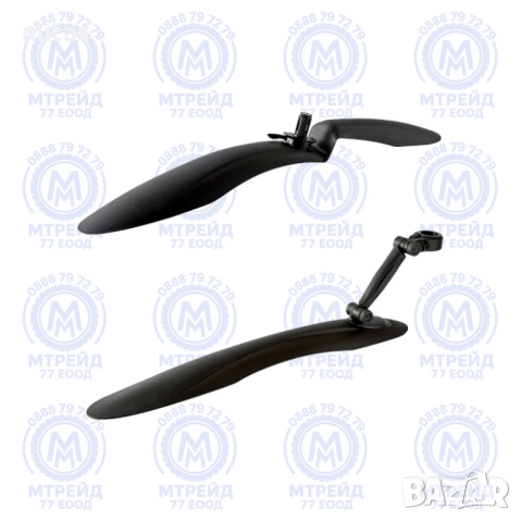 Комплект калници за MTB велосипед WAG 24-26", Удароустойчив PVC, Черни