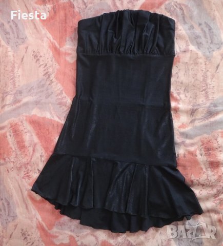 Черна рокля Iltokoni, снимка 2 - Рокли - 27553977