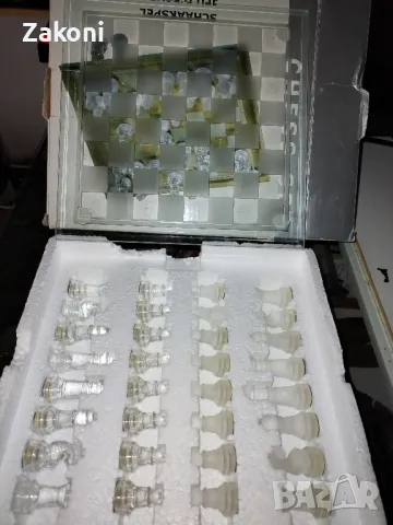 Стъклен шах, снимка 4 - Шах и табла - 49377973
