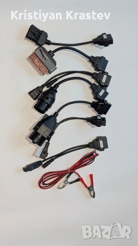 Delphi/Autocom преходници за автодиагностика 8бр, снимка 2 - Аксесоари и консумативи - 53451592