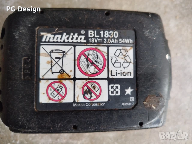 Батерия MAKITA 18 волта 3 A-за ремонт, снимка 5 - Други инструменти - 51400224