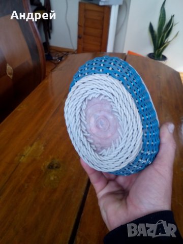 Стара плетена дамаджана #10, снимка 6 - Антикварни и старинни предмети - 28523258