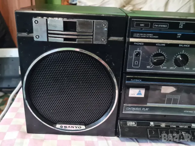 Радиокасетофон Sanyo M-W170K, снимка 5 - Радиокасетофони, транзистори - 50232027