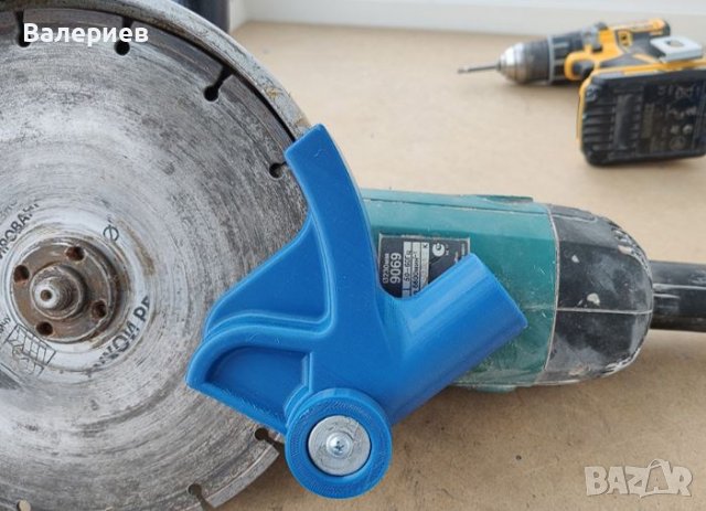 Приспособление за голям ъглошлайф - прахоуловител, снимка 1