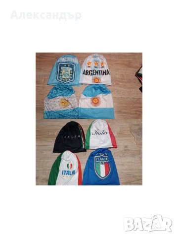 Шапки зимни Brawl Stars Италия и Аржентина , снимка 9 - Шапки - 40351057