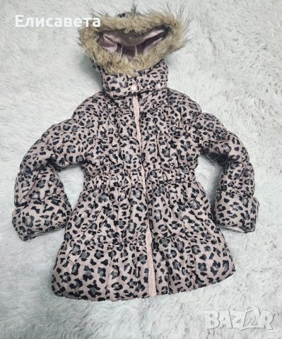 Детско зимно яке в леопардов цвят , снимка 2 - Детски якета и елеци - 43384603