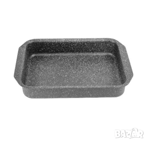 Тава за печене с мраморно незалепващо покритив, 35x24,5x5,5 см, снимка 1