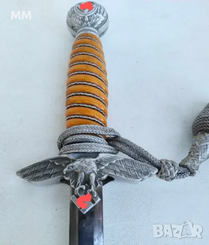 Параден немски офицерски кортик, ( нож , сабя ), снимка 2 - Антикварни и старинни предмети - 50410848