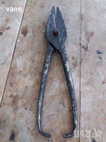 Стара ножица за ламарина, снимка 2 - Антикварни и старинни предмети - 32897168