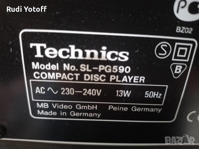 Technics sl-pg 590 CD,компактдиск , снимка 3 - Аудиосистеми - 51916511