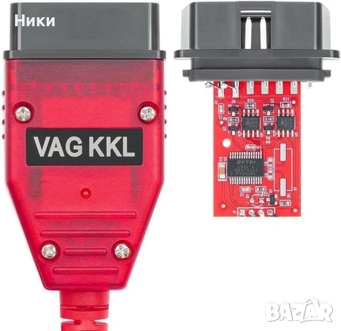 VAG COM KKL 409.1 FTDI FT232RL Real 9241A за VW/Audi/Seat/Skoda , снимка 2 - Аксесоари и консумативи - 50627389