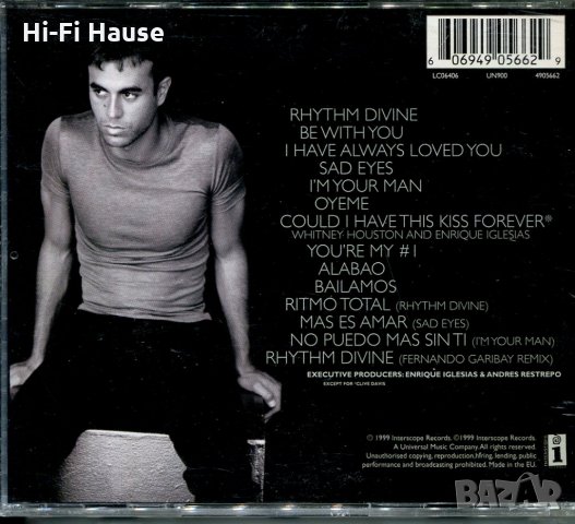 Enrique Iglesias, снимка 2 - CD дискове - 35521372