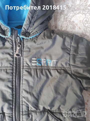 Зимно яке за момченце,  Esprit,  12 месеца , снимка 6 - Бебешки якета и елеци - 43347928