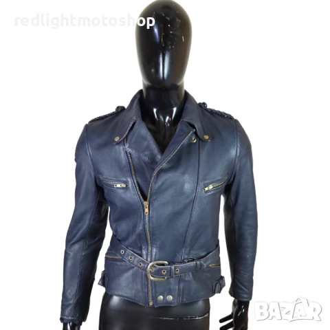 📌 5284 Мъжко кожено яке | Рокерия | Размер S | 80 лв.