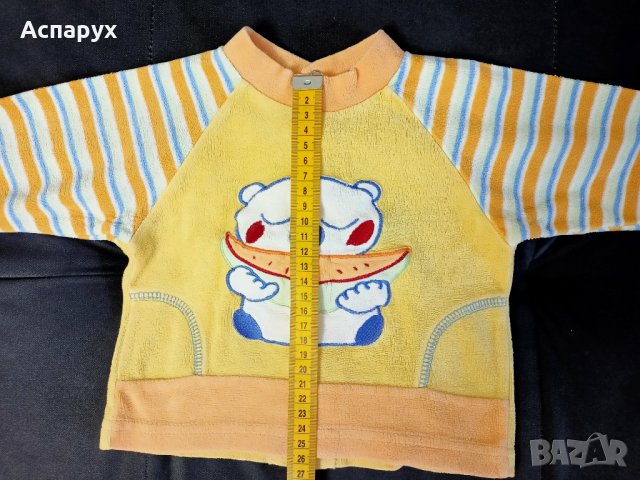 Бебешка блузка с дълъг ръкав HAPPY PUPPY, снимка 2 - Бебешки блузки - 42982999