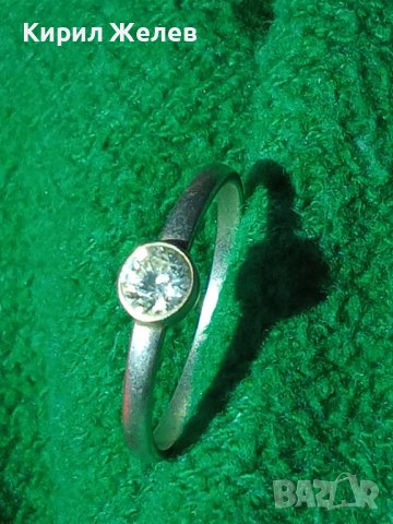 НЕЖЕН СРЕБЪРЕН ПРЪСТЕН Тип ГОДЕЖЕН СРЕБРО 925 с ЮВЕЛИРНО ФАСЕТИРАН БЛЕСТЯЩ КАМЪК ЦИРКОНИЙ 40330, снимка 13 - Пръстени - 42787558