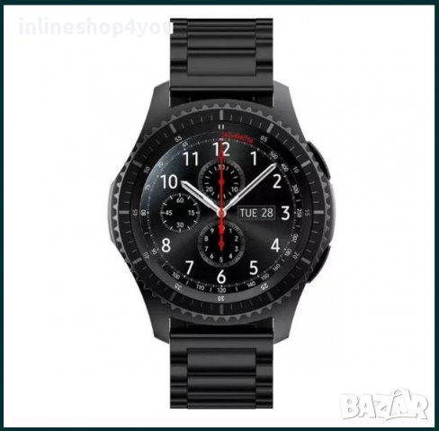 Метална Стоманена Каишка Huawei Watch GT2 GT3 Pro 46 Samsung Верижка, снимка 3 - Смарт гривни - 37180140