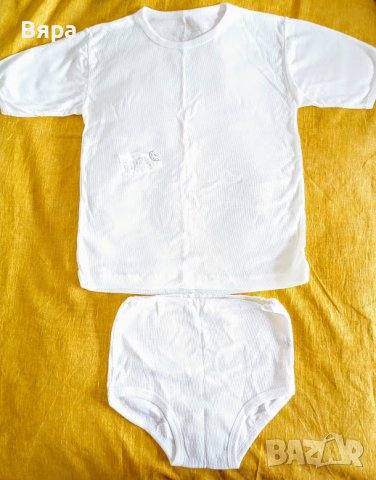 Комплект тениска с гащи! Чисто нови!100% памук!, снимка 9 - Детски тениски и потници - 37809637