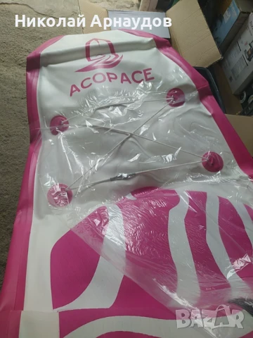 Надуваем SUP падълборд Acopace Pink Z03 + аксесоари, снимка 4 - Водни спортове - 51299849