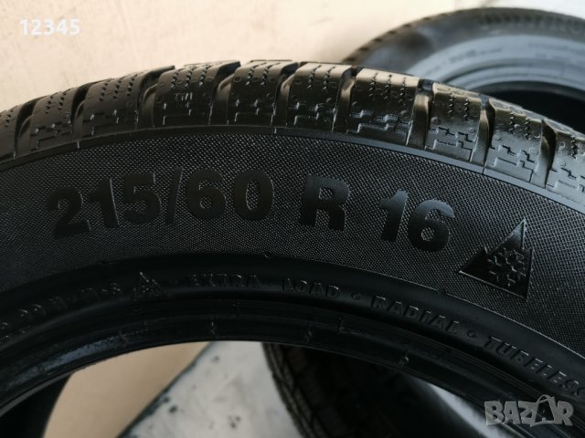 215/60R16 continental-№290, снимка 7 - Гуми и джанти - 43389079