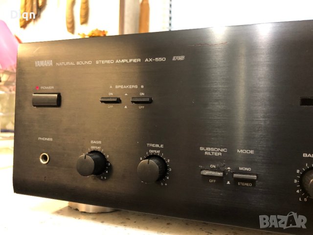 Yamaha AX-550, снимка 3 - Ресийвъри, усилватели, смесителни пултове - 43188364