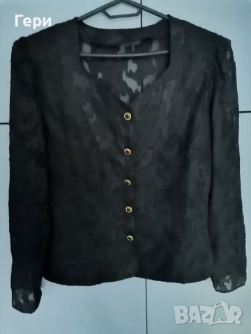 Прекрасна дантелена черна ризка за повод, снимка 3 - Ризи - 37750593