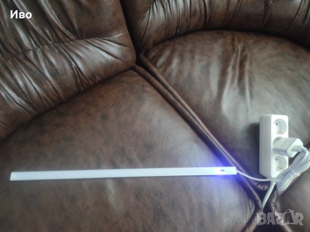 LED лампа за под кухненски шкаф със сензор Нова,50см, захранване, снимка 5 - Други - 38381671